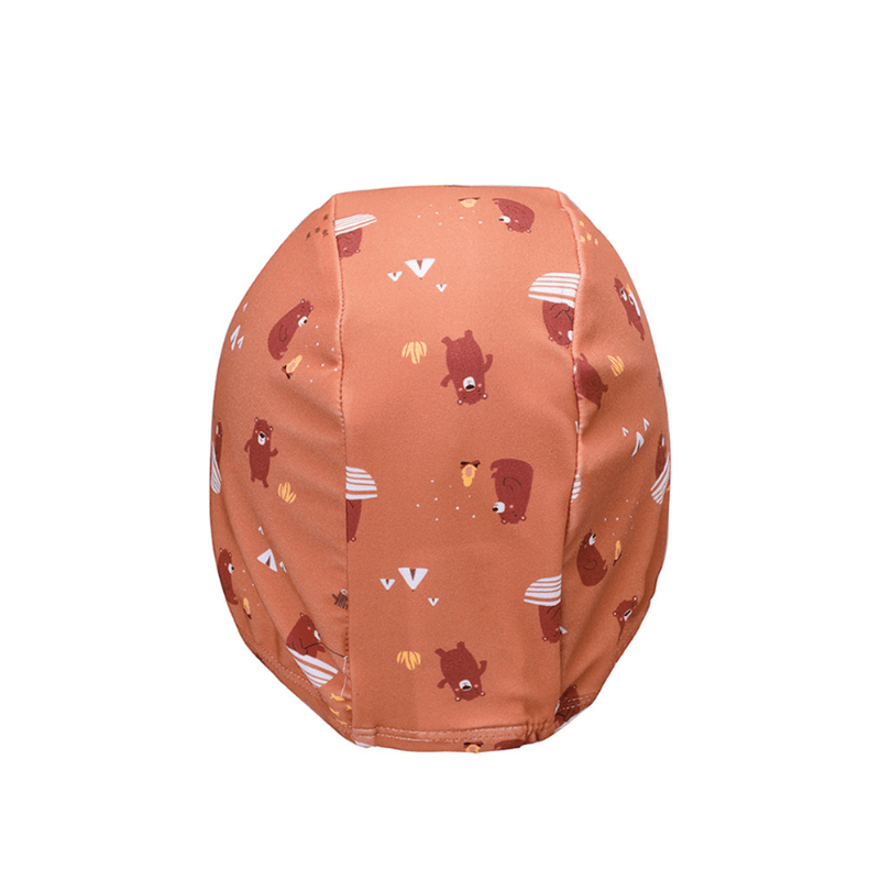 Touca de Natação Infantil UV50+, Camping, Monneka - O Gato das Fraldas